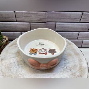 Rae Dunn X Disney ❤️ The Aristocats Marie“Meow“Bow Pet Bowl New